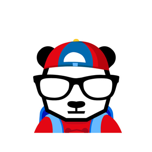 Back-to-school Panda
