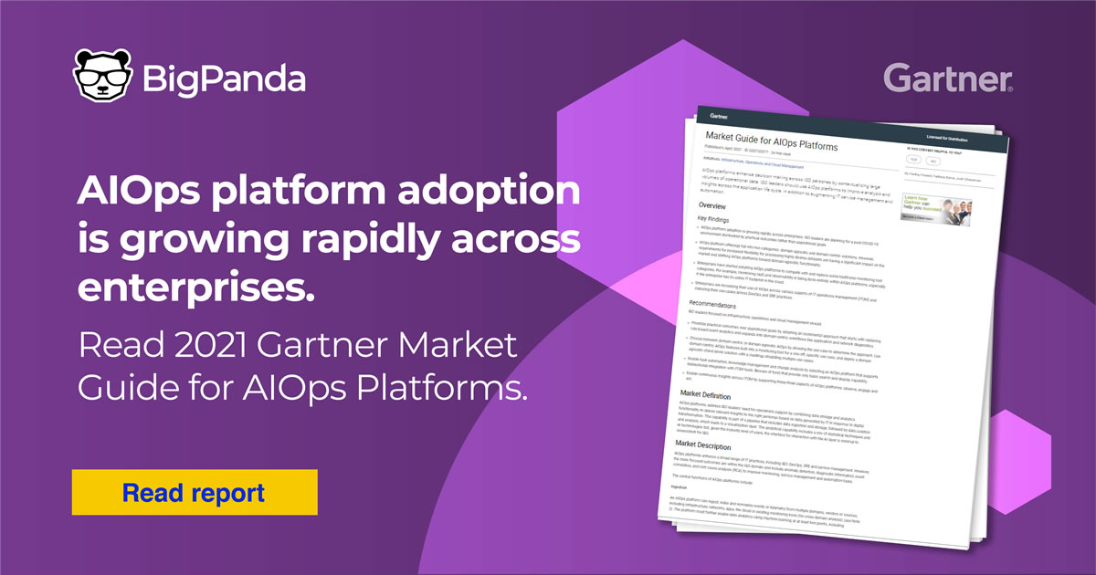 BigPanda recognized as a Representative Vendor for DomainAgnostic