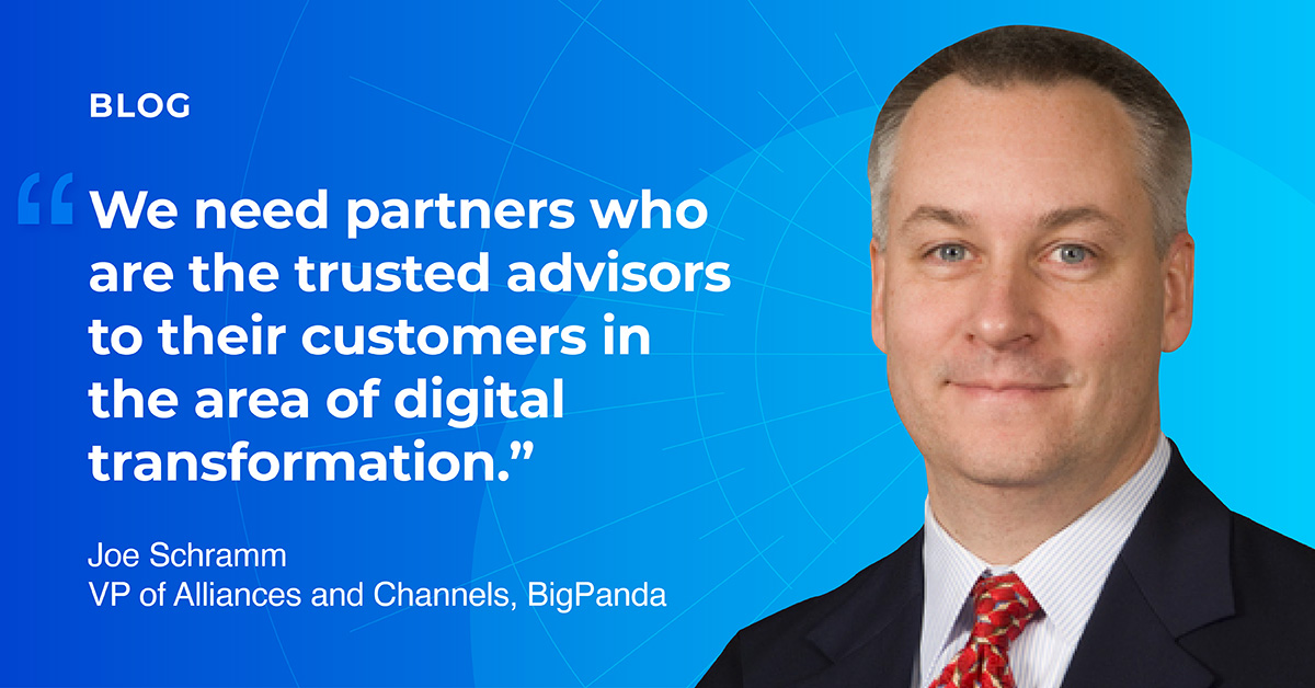 Joe Schramm, VP of alliances and channels on the importance of partnerships