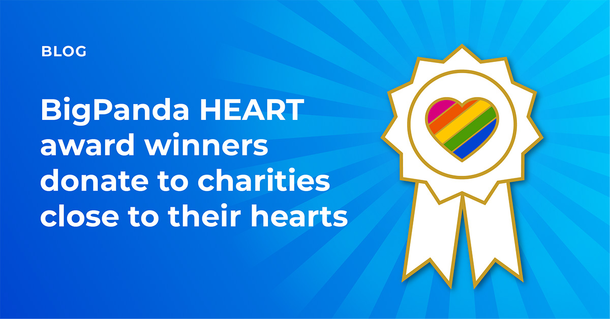 BigPanda HEART award winners donate to charities close to their hearts