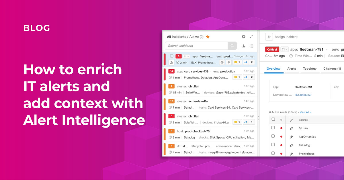 How to enrich IT alerts and add context with Alert Intelligence