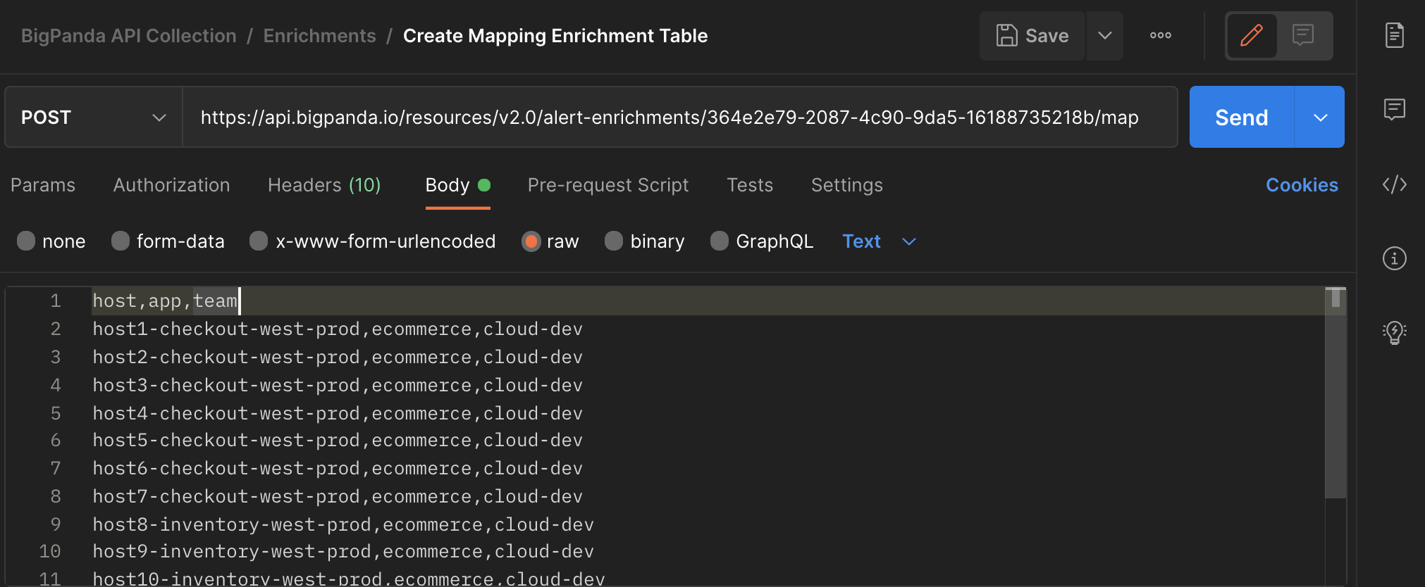 Mapping enrichment 