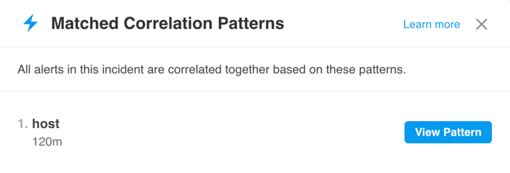 Matched Correlation Patterns