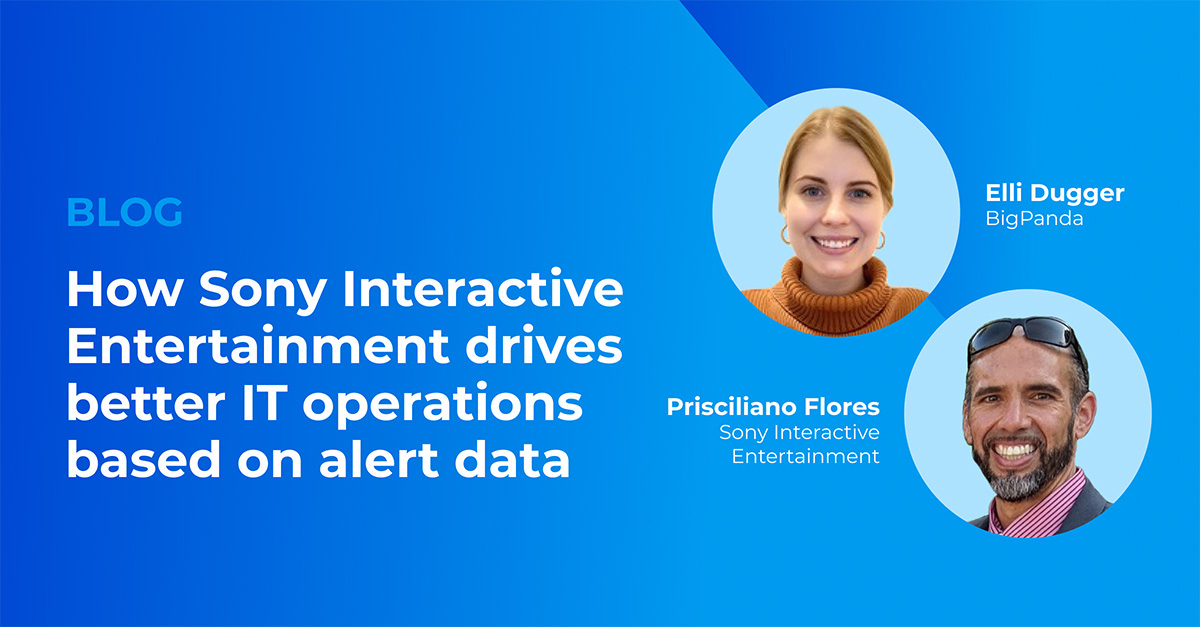 How Sony Interactive Entertainment drives better IT operations based on alert data