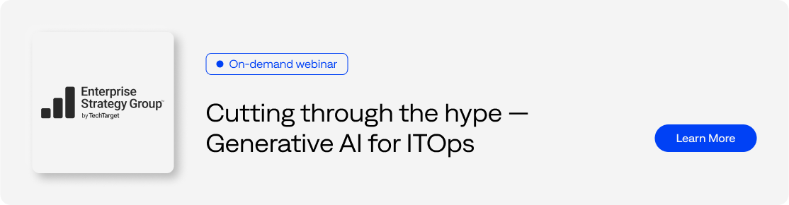 Learn more about generative AI for ITOps