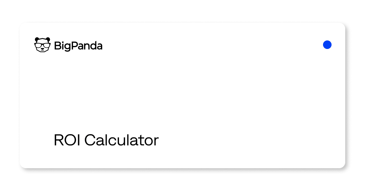 ROI Calculator | BigPanda