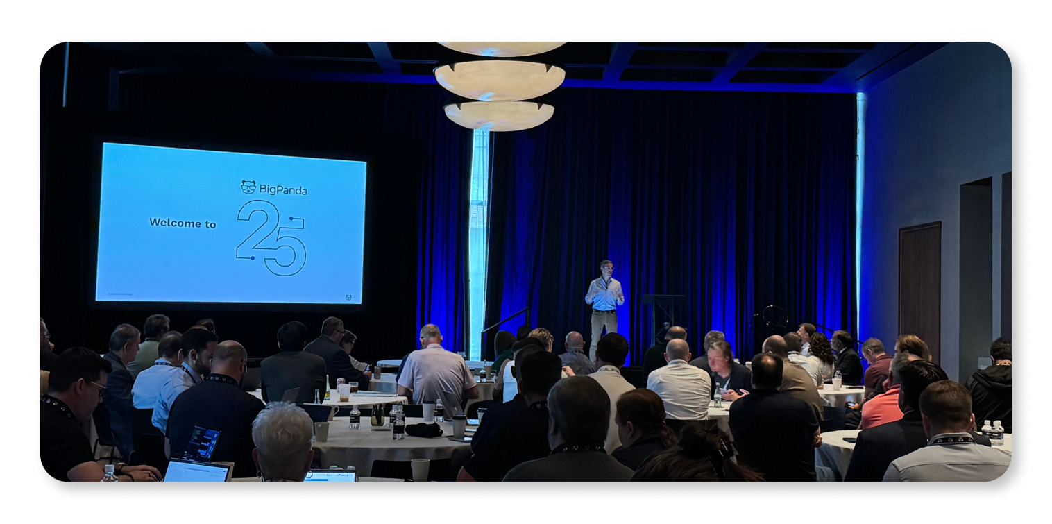 BigPanda 25, our annual customer conference and customer advisory board (CAB) meeting, offered attendees unique insights into how enterprises can use agentic AI to evolve their incident management strategies.